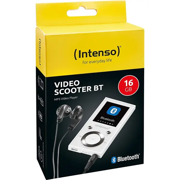 MP3 player Intenso Video Scooter BT, 16GB, bluetooth, bijeli - Slika 3
