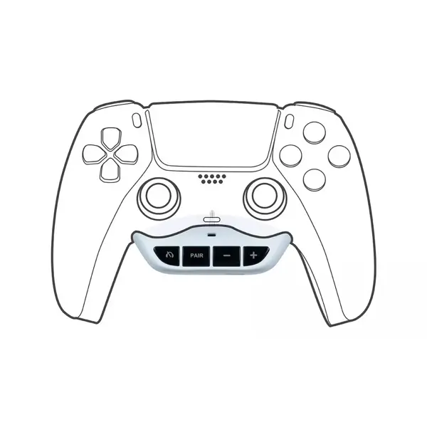 Bežični audio prijemnik Nacon PS5 DualSense, bijeli, Bluetooth 5.0, integrirana kontrola glasnoće, punjiva baterija, 10 sati trajanja, PS5 kompatibilan - Slika 2