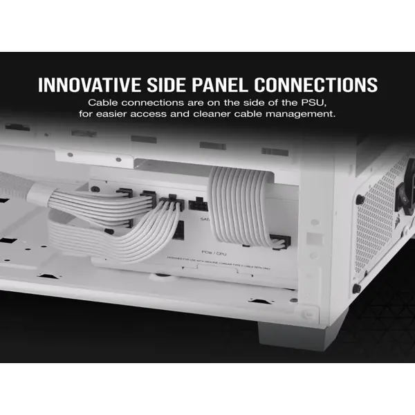 Napajanje Corsair RM750x Shift, 750W, 80+ Gold, modularno, ATX, bijelo - Slika 4