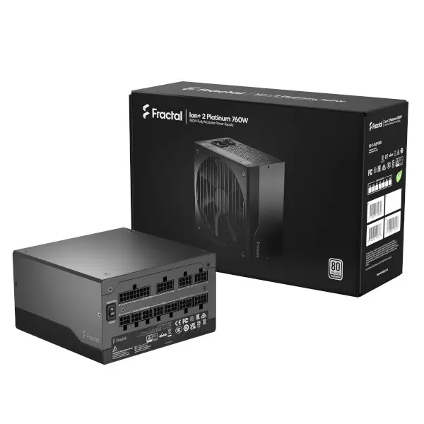 Napajanje Fractal Ion+ 2, 760W, 80+ Platinum, modularno, ATX - Slika 1