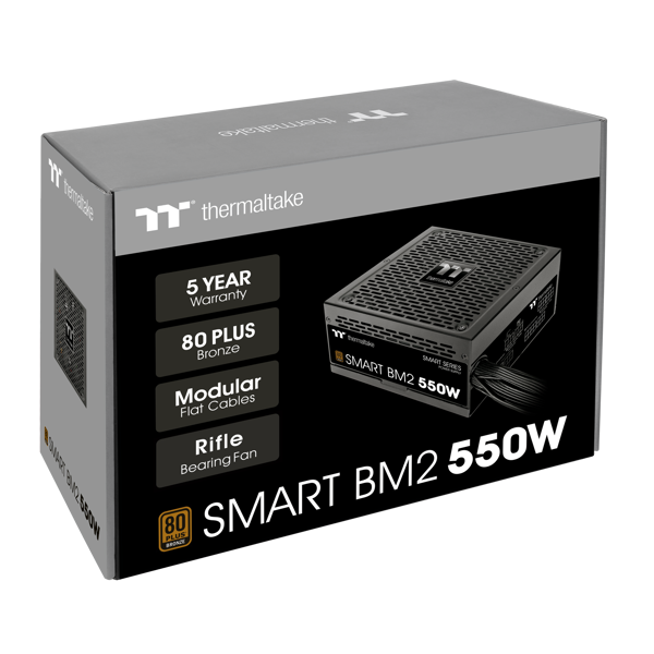 Napajanje Thermaltake Smart BM2, 550W, 80+ Bronze, polu-modularno, ATX - Slika 6