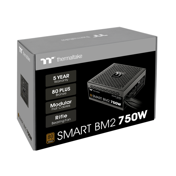 Napajanje Thermaltake Smart BM2, 750W, 80+ Bronze, polu-modularno, ATX - Slika 7