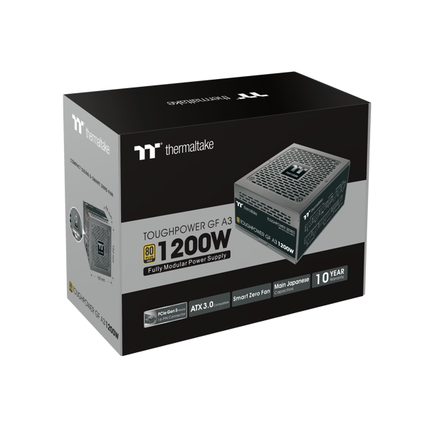 Napajanje Thermaltake Toughpower GF A3, 1200W, 80+ Gold, modularno, ATX - Slika 6