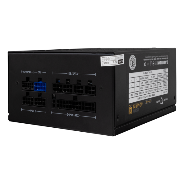 Napajanje White Shark GPSU-850W Admiral, 850W, 80+ Gold, modularno, ATX, crno - Slika 3