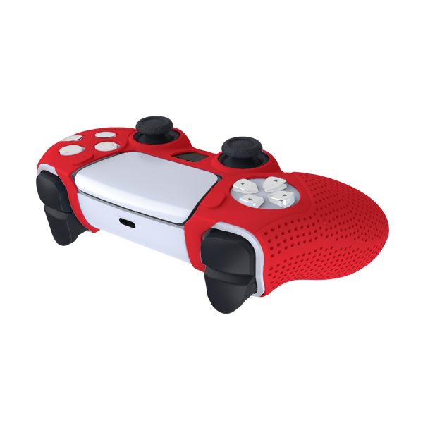 Navlaka White Shark PS5-541 Body Lock, silikon, PS5, crvena - Slika 3