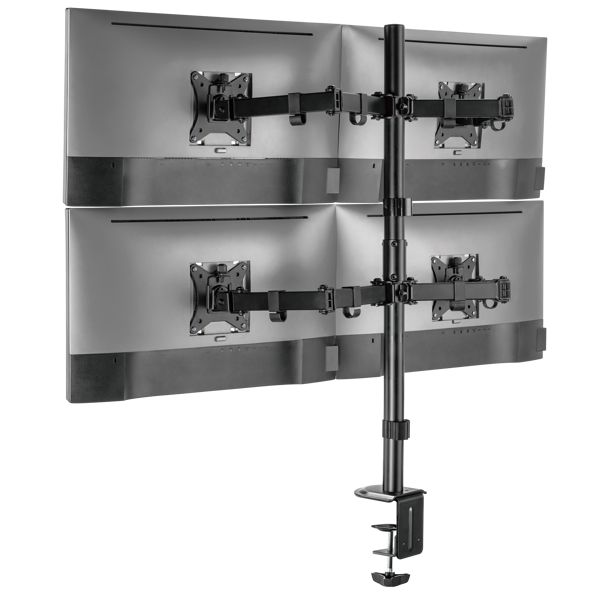 Nosač za monitor SBOX LCD-352/4-2, za 4 monitora - Slika 6