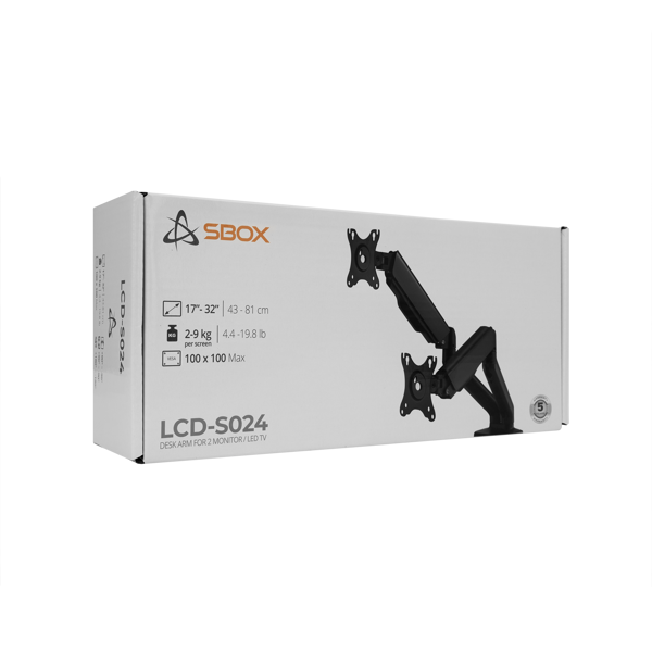 Nosač za monitor SBOX LCD-S024-2 - Slika 10