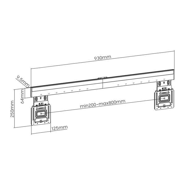 Nosač za TV SBOX PLB-1948 - Slika 8
