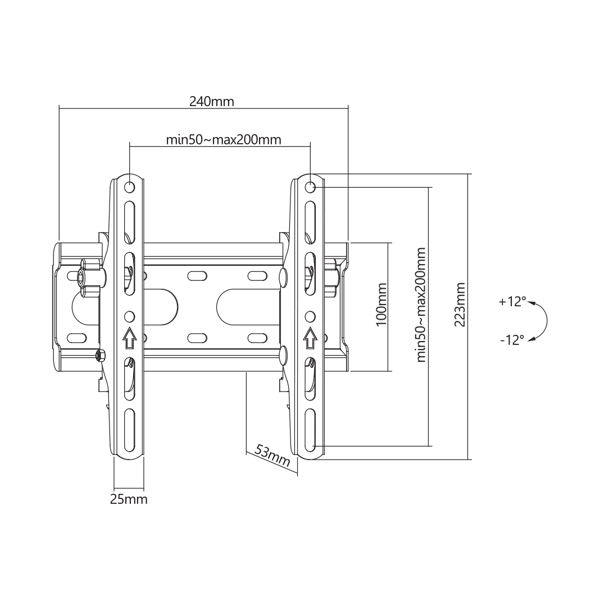 Nosač za TV SBOX PLB-2522T-2 - Slika 7