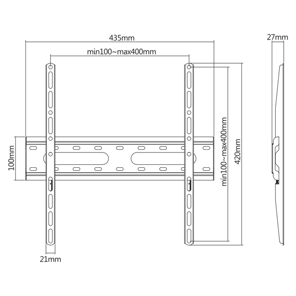 Nosač za TV SBOX PLB-2544F-2 - Slika 5