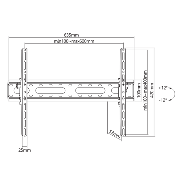 Nosač za TV SBOX PLB-2546T-2 - Slika 6
