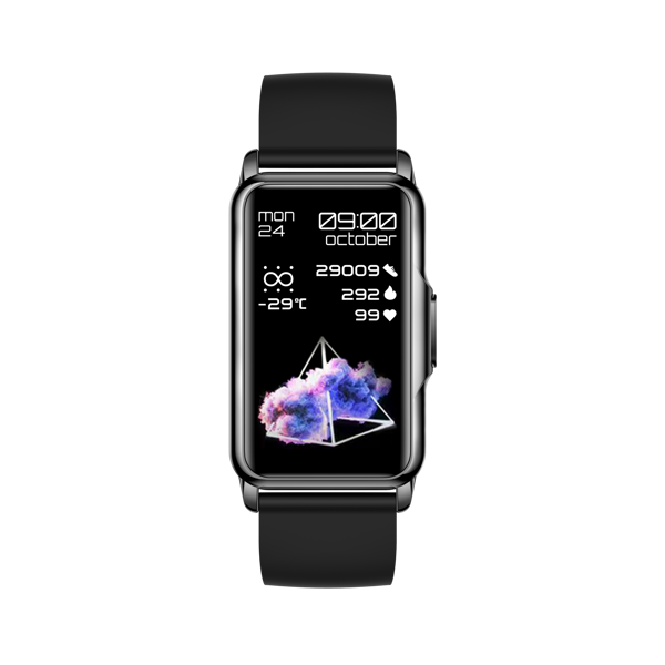 Pametna narukvica Moye Kronos Fit Buddy, crna - Slika 5