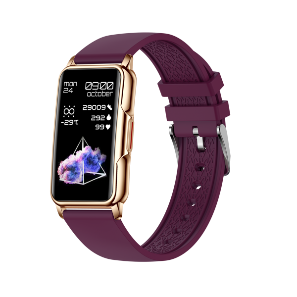 Pametna narukvica Moye Kronos Fit Buddy, ljubičasta - Slika 6