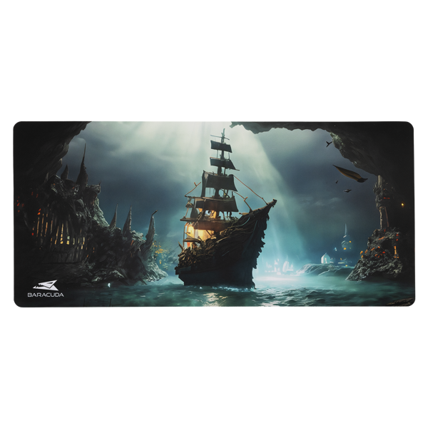 Podloga za miš Baracuda BGMP-02 Ghostship, gaming, 750x350mm - Slika 1