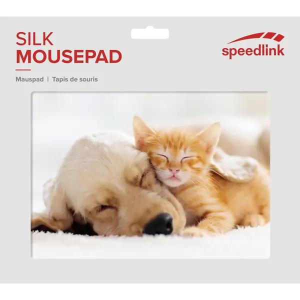 Podloga za miš Speedlink Silk Dog & Cat, 230x190mm - Slika 2