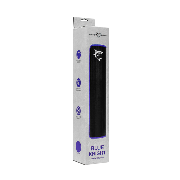 Podloga za miš White Shark GMP-2103 Blue Knight, gaming, 400x300mm, crno-plava - Slika 6