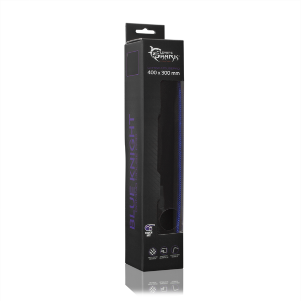 Podloga za miš White Shark GMP-2103 Blue Knight, gaming, 400x300mm, crno-plava - Slika 5