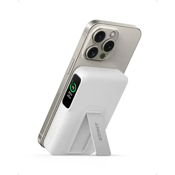 Power Bank Anker MagGo 633, 10000mAh, 27W, 15W bežično magnetsko punjenje, USB-C, bijeli - Slika 8