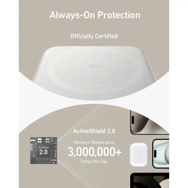 Power Bank Anker MagGo 633, 10000mAh, 27W, 15W bežično magnetsko punjenje, USB-C, bijeli - Slika 7