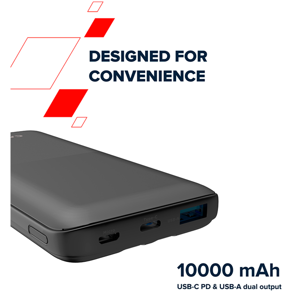 Power Bank Canyon PB-1010, 10000mAh, 18W Quick Charge, Lightning, Micro USB, USB-A, 2xUSB-C, crni - Slika 11