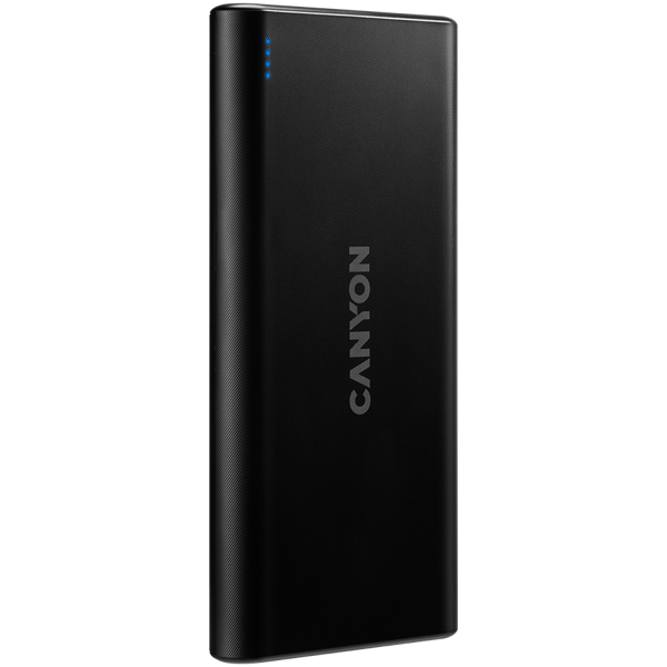 Power Bank Canyon PB-106, 10000mAh, 10.5W, Micro USB, 2xUSB-A, USB-C, crni - Slika 2