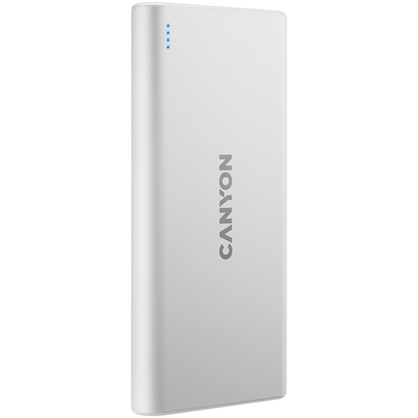 Power Bank Canyon PB-106, 10000mAh, 10.5W, Micro USB, 2xUSB-A, USB-C, bijeli - Slika 2
