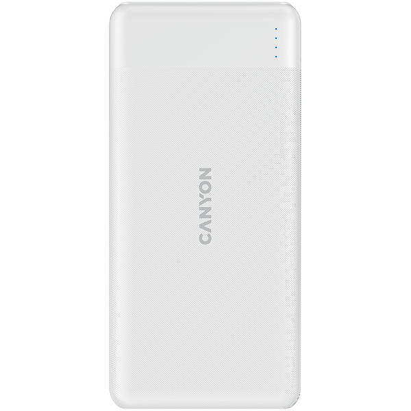 Power Bank Canyon PB-109, 10000mAh, 18W, Lightning, 2xUSB-C, bijeli - Slika 1