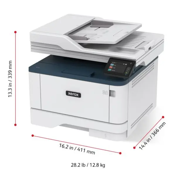 Printer Xerox B305/DNI, crno-bijeli ispis, skener, kopirka, duplex, LAN, USB, WiFi, A4 - Slika 3