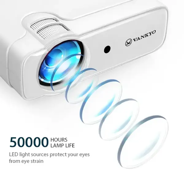 Projektor Vankyo Leisure D30T, 1280x720px, WiFi, LCD, bijeli - Slika 3