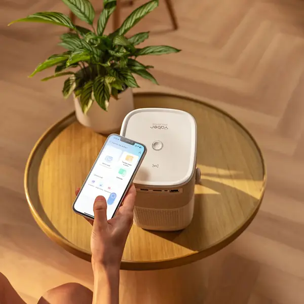 Projektor Yaber T2 Plus, 1920x1080px, LED, bež - Slika 4