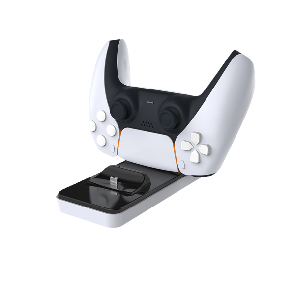 Punjač White Shark PS5-504 Clinch, za 2 kontrolera, Type C, crno-bijeli, 0.8m, plastika - Slika 3