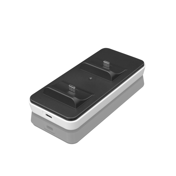 Punjač White Shark PS5-504 Clinch, za 2 kontrolera, Type C, crno-bijeli, 0.8m, plastika - Slika 1