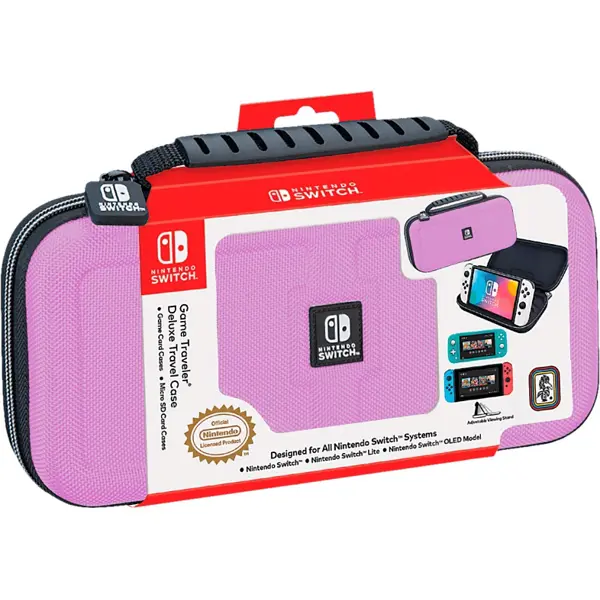 Putna torbica Bigben Deluxe Travel Case Pink, za Nintendo Switch - Slika 3