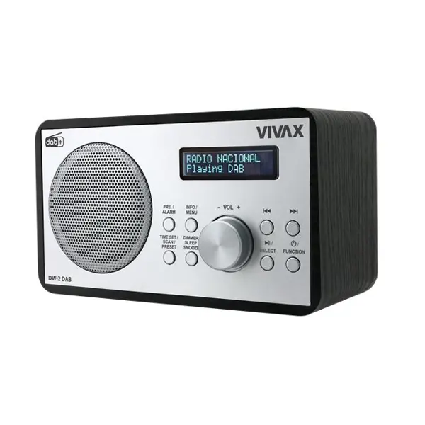 Radio Vivax Vox DW-2 DAB, 10W, crni - Slika 1