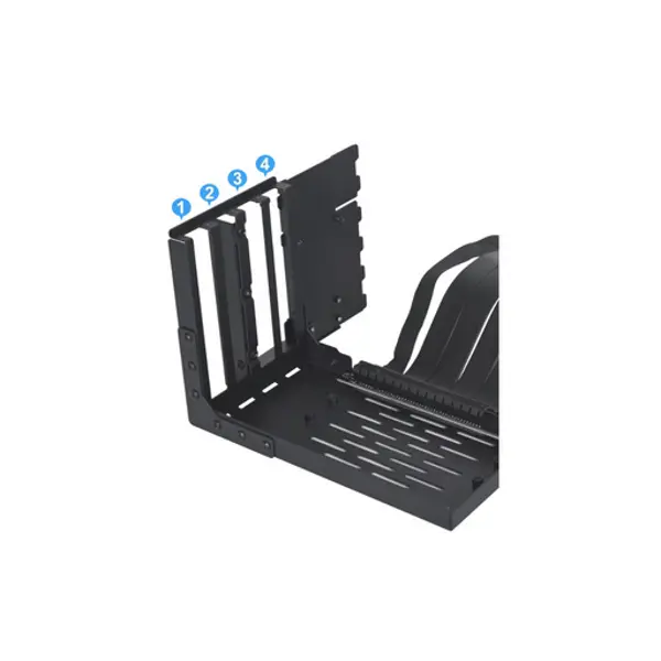 Riser za grafičku karticu Lian Li VG4-4X-V2X, PCIe 4.0, crni - Slika 1