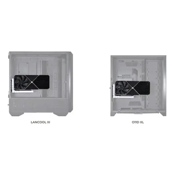 Riser za grafičku karticu Lian Li VG4-4X-V2X, PCIe 4.0, crni - Slika 3