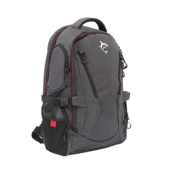 Ruksak za prijenosno računalo White Shark GBP-008 Night Rider, do 16", sivi - Slika 2