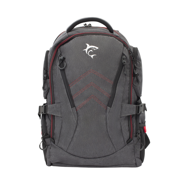 Ruksak za prijenosno računalo White Shark GBP-008 Night Rider, do 16", sivi - Slika 1