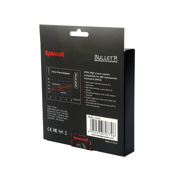 Set prekidača Redragon Bullet-R A113, 24 komada - Slika 11