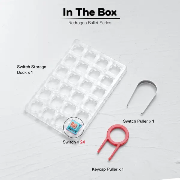 Set prekidača Redragon Bullet-R A113, 24 komada - Slika 14