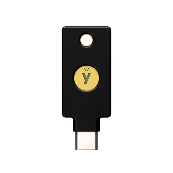 Sigurnosni ključ Yubico Security Key C NFC, FIDO2 U2F, USB-C, crni - Slika 1