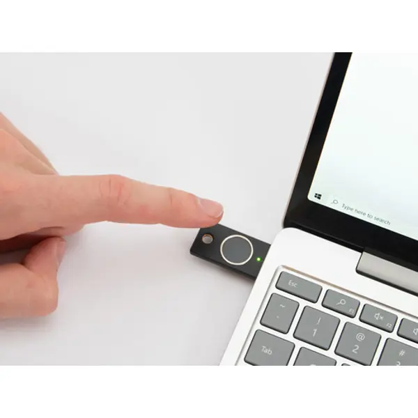 Sigurnosni ključ Yubico YubiKey Bio, FIDO Edition, USB-A, crni - Slika 4