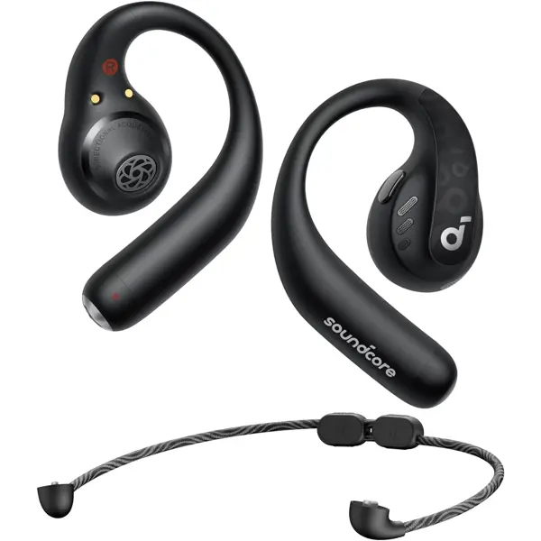 Slušalice Anker Soundcore AeroFit Pro, bežične, bluetooth, mikrofon, in-ear, crne - Slika 1