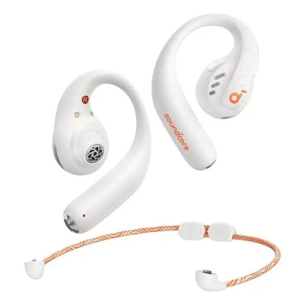 Slušalice Anker Soundcore AeroFit Pro, bežične, bluetooth, mikrofon, open-ear, bijele - Slika 1