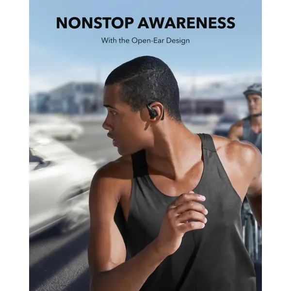 Slušalice Anker Soundcore AeroFit Pro, bežične, bluetooth, mikrofon, in-ear, crne - Slika 6