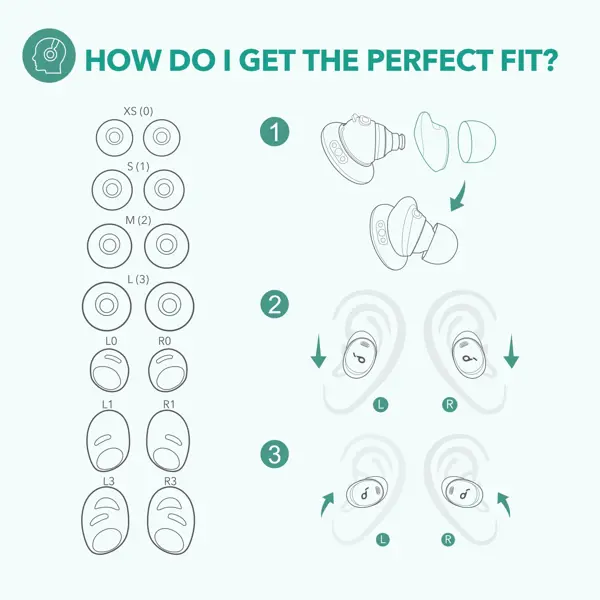 Slušalice Anker Soundcore Liberty 3 Pro, bežične, bluetooth, eliminacija buke, mikrofon, in-ear, ljubičaste - Slika 9