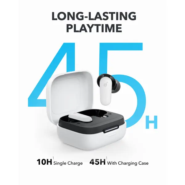 Slušalice Anker Soundcore P30i, bežične, bežične, bluetooth, eliminacija buke, mikrofon, in-ear, bijele - Slika 2