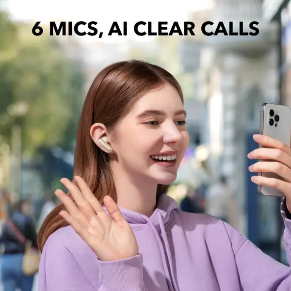 Slušalice Anker Soundcore P40i, bežične, bluetooth, eliminacija buke, mikrofon, in-ear, bijele - Slika 9