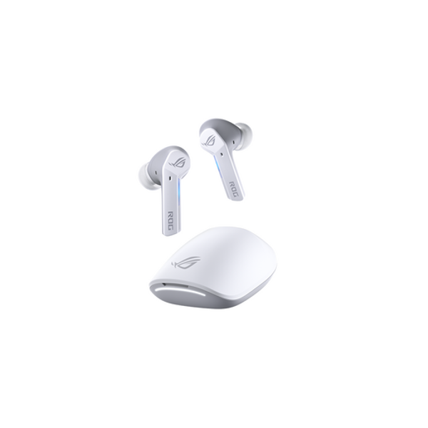 Slušalice Asus ROG Cetra True Wireless, bežične, bluetooth, gaming, mikrofon, eliminacija buke, in-ear, PC, Switch, bijele - Slika 1