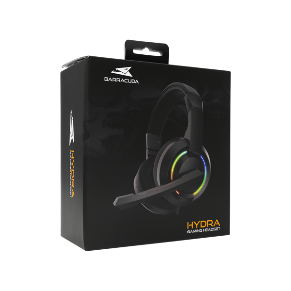 Slušalice Baracuda BGH-021 Hydra, žičane, gaming, mikrofon, on-ear, LED, PC, crne - Slika 6